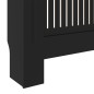 vidaXL Cubierta para radiador MDF negro 205 cm vidaXL Cubierta para radiador MDF negro 205 cm