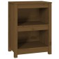vidaXL Estantería madera maciza de pino marrón miel 50x35x68 cm vidaXL Estantería madera maciza de pino marrón miel 50x35x68 cm
