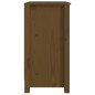 vidaXL Estantería madera maciza de pino marrón miel 50x35x68 cm vidaXL Estantería madera maciza de pino marrón miel 50x35x68 cm