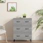 vidaXL Aparador de madera de ingeniería gris Sonoma 69,5x34x90 cm vidaXL Aparador de madera de ingeniería gris Sonoma 69,5x34x90 cm