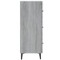 vidaXL Aparador de madera de ingeniería gris Sonoma 69,5x34x90 cm vidaXL Aparador de madera de ingeniería gris Sonoma 69,5x34x90 cm