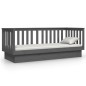 vidaXL Sofá cama madera maciza de pino gris 90x190 cm vidaXL Sofá cama madera maciza de pino gris 90x190 cm