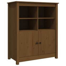vidaXL Aparador de madera maciza de pino marrón miel 83x41,5x100 cm