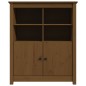 vidaXL Aparador de madera maciza de pino marrón miel 83x41,5x100 cm vidaXL Aparador de madera maciza de pino marrón miel 83x41,5x100 cm