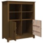 vidaXL Aparador de madera maciza de pino marrón miel 83x41,5x100 cm vidaXL Aparador de madera maciza de pino marrón miel 83x41,5x100 cm