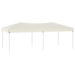 vidaXL Carpa para fiestas plegable color crema 3x6 m