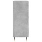 vidaXL Aparador de madera de ingeniería gris hormigón 69,5x34x90 cm vidaXL Aparador de madera de ingeniería gris hormigón 69,5x34x90 cm