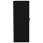 vidaXL Armario de oficina de acero negro 90x40x105 cm vidaXL Armario de oficina de acero negro 90x40x105 cm