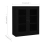 vidaXL Armario de oficina de acero negro 90x40x105 cm vidaXL Armario de oficina de acero negro 90x40x105 cm
