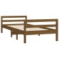 vidaXL Estructura de cama madera maciza de pino marrón miel 80x200 cm vidaXL Estructura de cama madera maciza de pino marrón miel 80x200 cm
