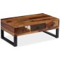 vidaXL Mesa de centro de madera maciza sheesham 90x50x35 cm vidaXL Mesa de centro de madera maciza sheesham 90x50x35 cm