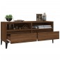 vidaXL Mueble de TV madera contrachapada marrón roble 100x34,5x44,5 cm