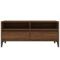 vidaXL Mueble de TV madera contrachapada marrón roble 100x34,5x44,5 cm