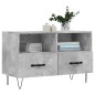 vidaXL Mueble para TV madera contrachapada gris hormigón 80x36x50 cm vidaXL Mueble para TV madera contrachapada gris hormigón 80x36x50 cm