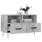 vidaXL Mueble para TV madera contrachapada gris hormigón 80x36x50 cm vidaXL Mueble para TV madera contrachapada gris hormigón 80x36x50 cm