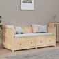 vidaXL Sofá cama madera maciza de pino 90x190 cm