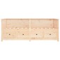 vidaXL Sofá cama madera maciza de pino 90x190 cm