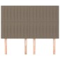 vidaXL Cabeceros 4 unidades tela gris taupe 72x5x78/88 cm vidaXL Cabeceros 4 unidades tela gris taupe 72x5x78/88 cm