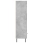 vidaXL Aparador alto madera de ingeniería gris hormigón 69,5x31x115 cm vidaXL Aparador alto madera de ingeniería gris hormigón 69,5x31x115 cm