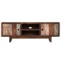 vidaXL Mueble para TV de madera maciza de acacia vintage 118x30x40 cm vidaXL Mueble para TV de madera maciza de acacia vintage 118x30x40 cm