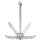 vidaXL Ancla plegable hierro maleable plateado 12 kg vidaXL Ancla plegable hierro maleable plateado 12 kg