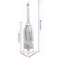 vidaXL Ancla plegable hierro maleable plateado 12 kg vidaXL Ancla plegable hierro maleable plateado 12 kg