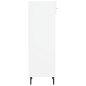 vidaXL Mueble zapatero madera contrachapada blanco brillo 30x35x105 cm vidaXL Mueble zapatero madera contrachapada blanco brillo 30x35x105 cm