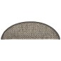 vidaXL Alfombra autoadhesiva escalera sisal 15 uds antracita 65x21x4cm vidaXL Alfombra autoadhesiva escalera sisal 15 uds antracita 65x21x4cm