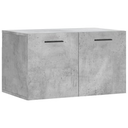 vidaXL Armario de pared madera ingeniería gris hormigón 60x36,5x35 cm