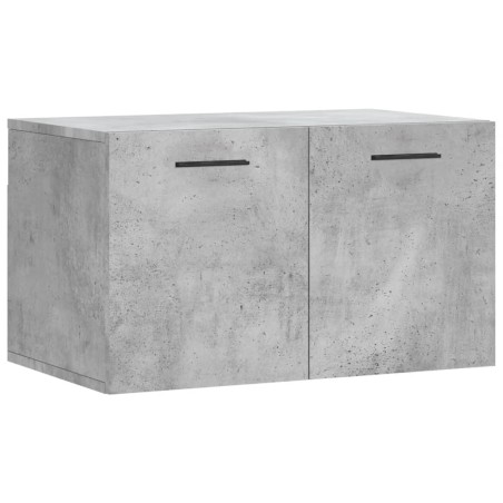 vidaXL Armario de pared madera ingeniería gris hormigón 60x36,5x35 cm