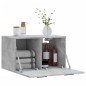 vidaXL Armario de pared madera ingeniería gris hormigón 60x36,5x35 cm