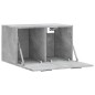 vidaXL Armario de pared madera ingeniería gris hormigón 60x36,5x35 cm