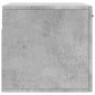 vidaXL Armario de pared madera ingeniería gris hormigón 60x36,5x35 cm