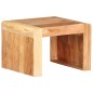 vidaXL Mesa auxiliar de madera maciza de acacia 43x40x30 cm vidaXL Mesa auxiliar de madera maciza de acacia 43x40x30 cm