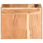 vidaXL Mesa auxiliar de madera maciza de acacia 43x40x30 cm vidaXL Mesa auxiliar de madera maciza de acacia 43x40x30 cm