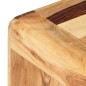 vidaXL Mesa auxiliar de madera maciza de acacia 43x40x30 cm vidaXL Mesa auxiliar de madera maciza de acacia 43x40x30 cm