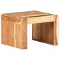 vidaXL Mesa auxiliar de madera maciza de acacia 43x40x30 cm vidaXL Mesa auxiliar de madera maciza de acacia 43x40x30 cm