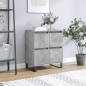 vidaXL Aparador de madera contrachapada gris hormigón 60x35x70 cm vidaXL Aparador de madera contrachapada gris hormigón 60x35x70 cm
