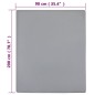 vidaXL Sábanas bajeras jersey 2 uds algodón gris 90x200 cm vidaXL Sábanas bajeras jersey 2 uds algodón gris 90x200 cm
