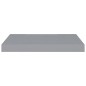 vidaXL Estantes flotantes de pared 4 uds MDF gris 50x23x3,8 cm vidaXL Estantes flotantes de pared 4 uds MDF gris 50x23x3,8 cm
