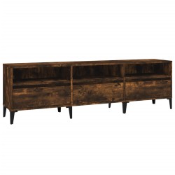 vidaXL Mueble de TV madera contrachapada roble ahumado 150x30x44,5 cm