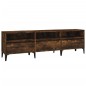 vidaXL Mueble de TV madera contrachapada roble ahumado 150x30x44,5 cm vidaXL Mueble de TV madera contrachapada roble ahumado 150x30x44,5 cm