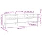 vidaXL Mueble de TV madera contrachapada roble ahumado 150x30x44,5 cm vidaXL Mueble de TV madera contrachapada roble ahumado 150x30x44,5 cm