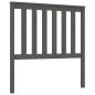 vidaXL Cabecero de cama madera maciza de pino gris 96x6x101 cm vidaXL Cabecero de cama madera maciza de pino gris 96x6x101 cm