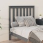 vidaXL Cabecero de cama madera maciza de pino gris 96x6x101 cm vidaXL Cabecero de cama madera maciza de pino gris 96x6x101 cm