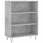 vidaXL Estantería madera de ingeniería gris hormigón 69,5x32,5x90 cm vidaXL Estantería madera de ingeniería gris hormigón 69,5x32,5x90 cm