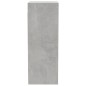 vidaXL Armario pared madera contrachapada gris hormigón 34,5x32,5x90cm