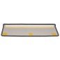 vidaXL Alfombras de peldaños de escalera 15 uds gris oscuro 65x21x4 cm