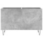 vidaXL Mueble discos madera contrachapada gris hormigón 74,5x38x48 cm vidaXL Mueble discos madera contrachapada gris hormigón 74,5x38x48 cm
