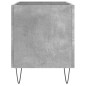 vidaXL Mueble discos madera contrachapada gris hormigón 74,5x38x48 cm vidaXL Mueble discos madera contrachapada gris hormigón 74,5x38x48 cm